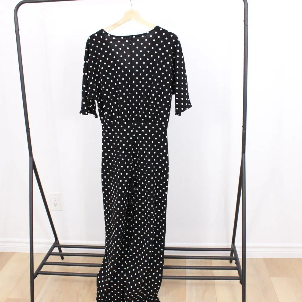 Lily Morgan Black Polka Dot Jumpsuit - Picture 5 of 5